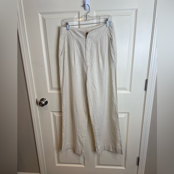 Marine Layer Hemp and Tencel Wide Leg trouser Pants - Picture 1 of 12